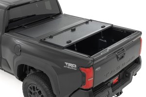 Toyota Tacoma Hard Tri-Fold Flip Up Bed Cover - 6' Bed - Rough Country - 2024+